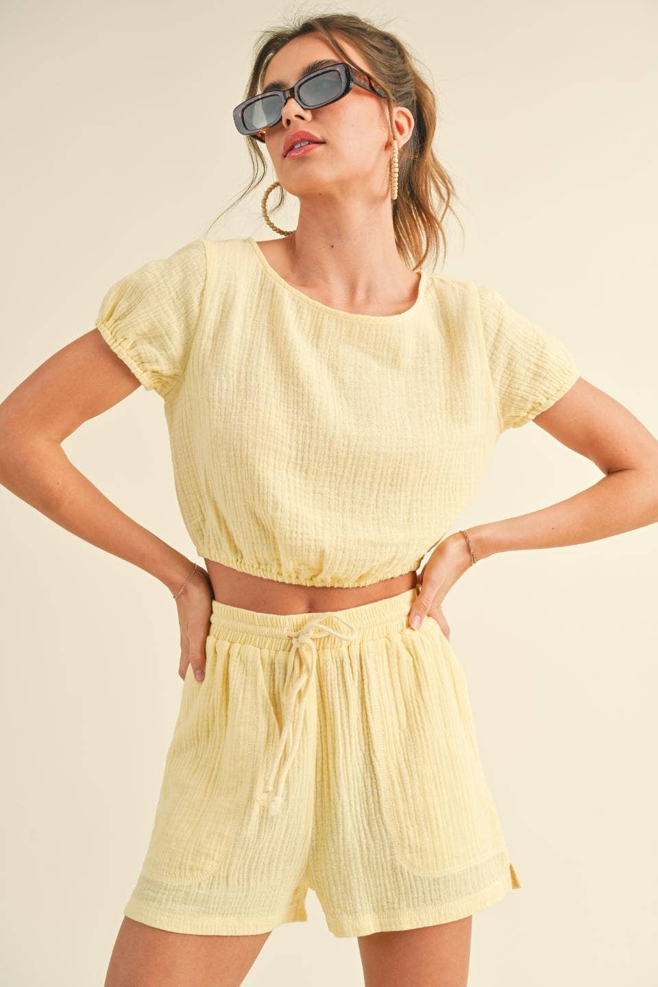 Cotton Gauze Short Set