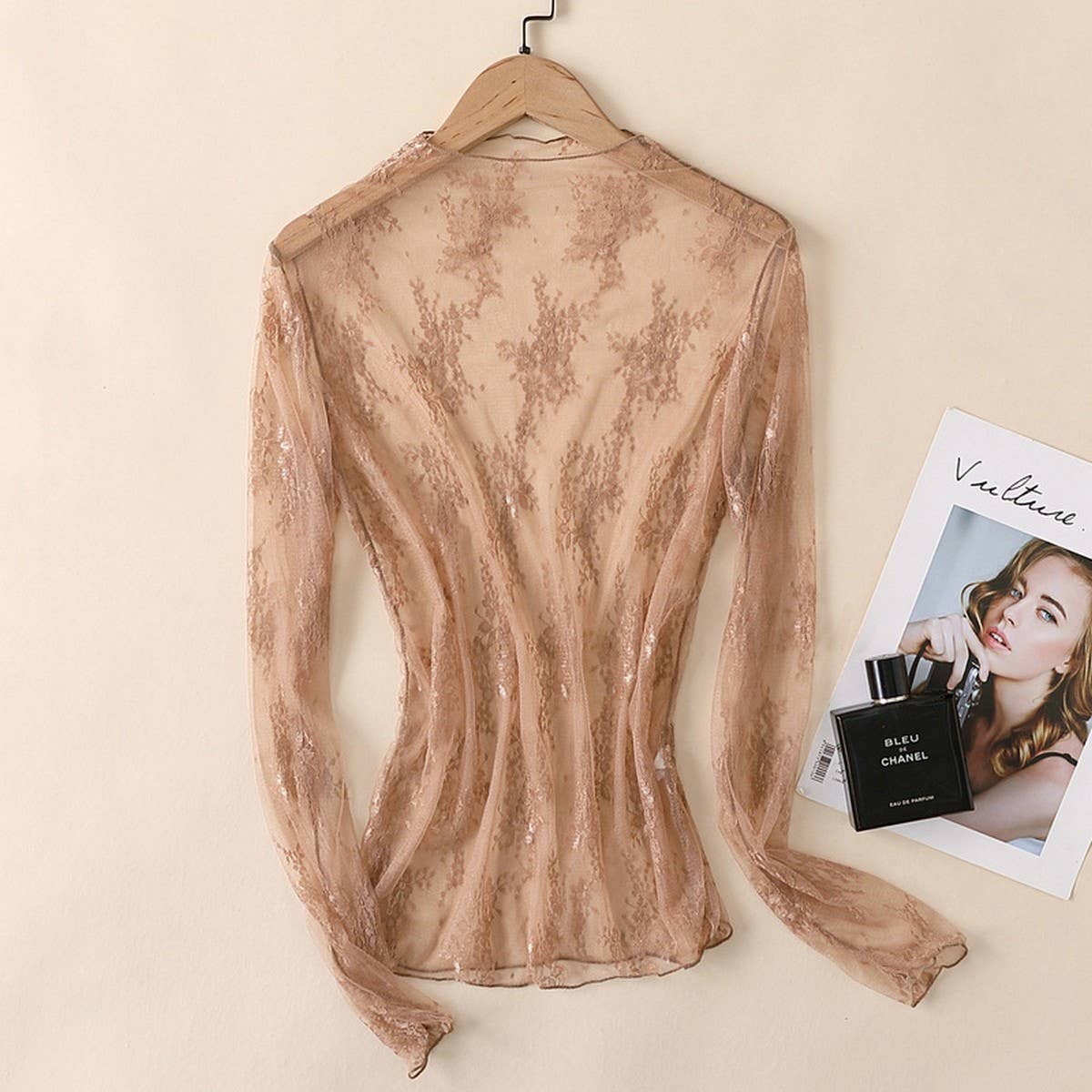 Sexy Mesh Blouse