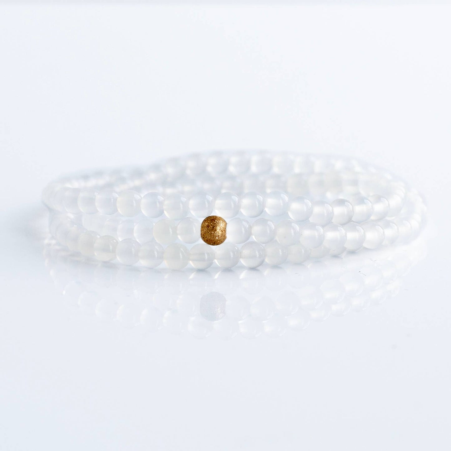 PACK-Gemstone Bracelets-4mm Wrap (24 Bracelets): Blue Jasper