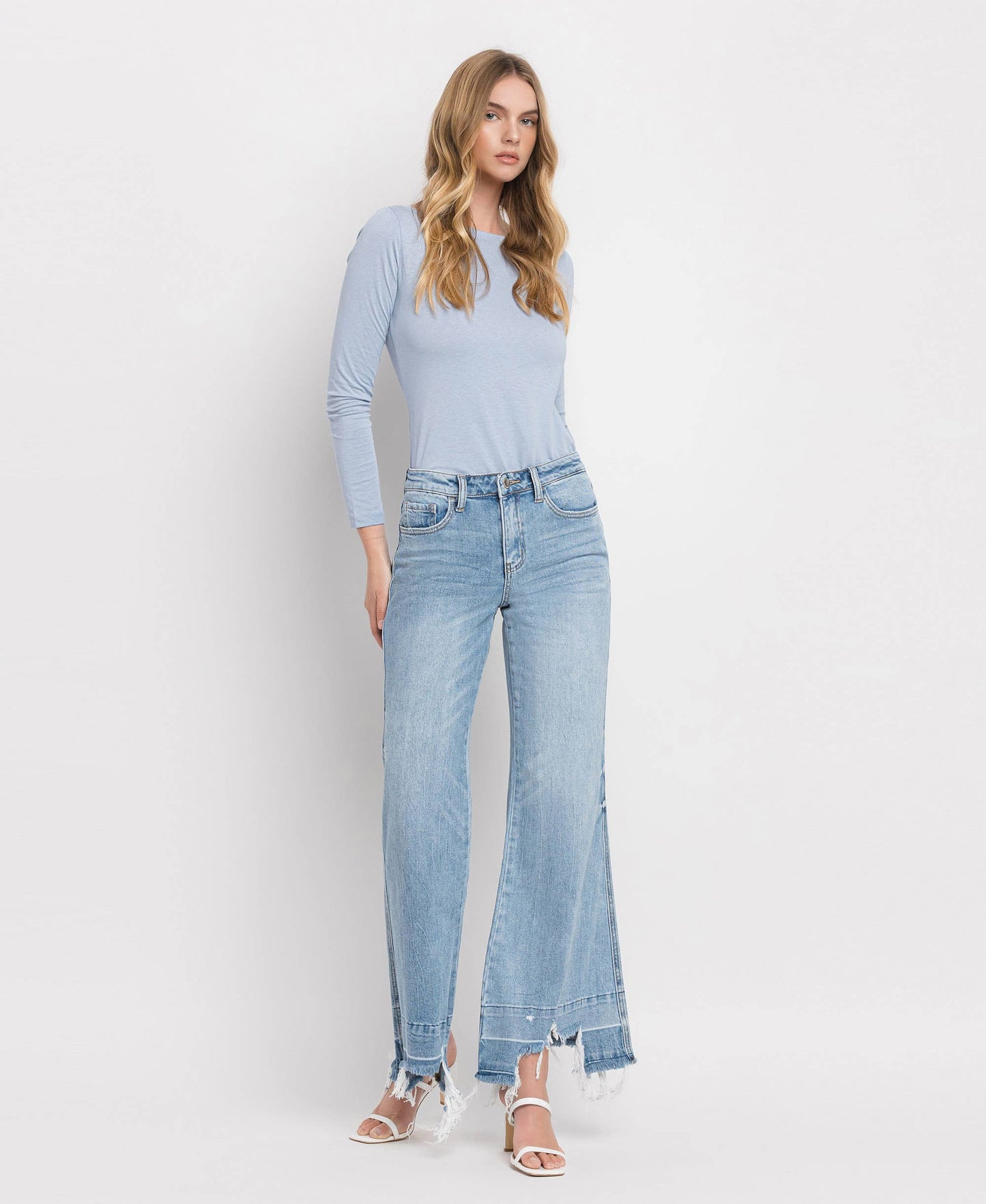 HIGH RISE FLARE JEANS