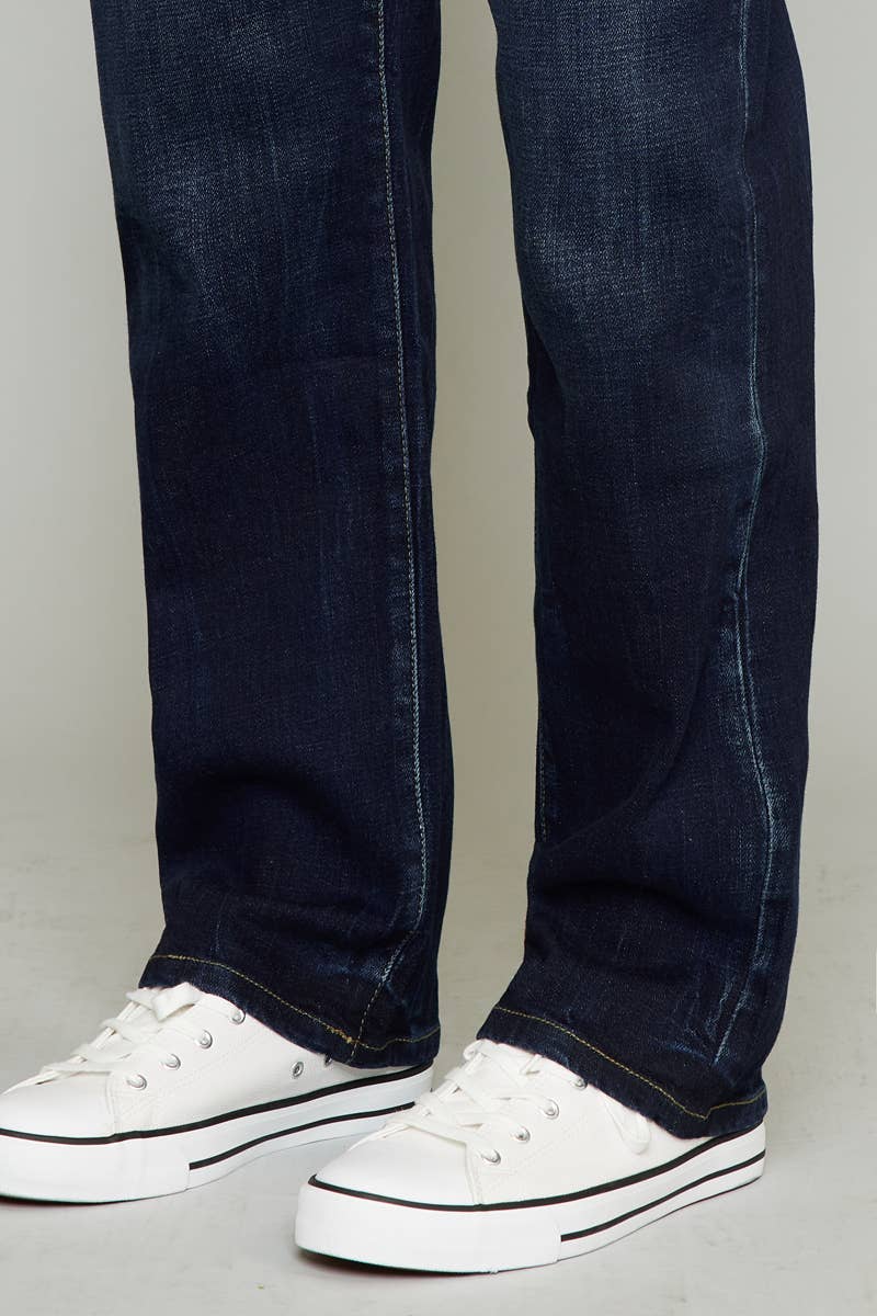 Mens Denim Jeans Dark Wash