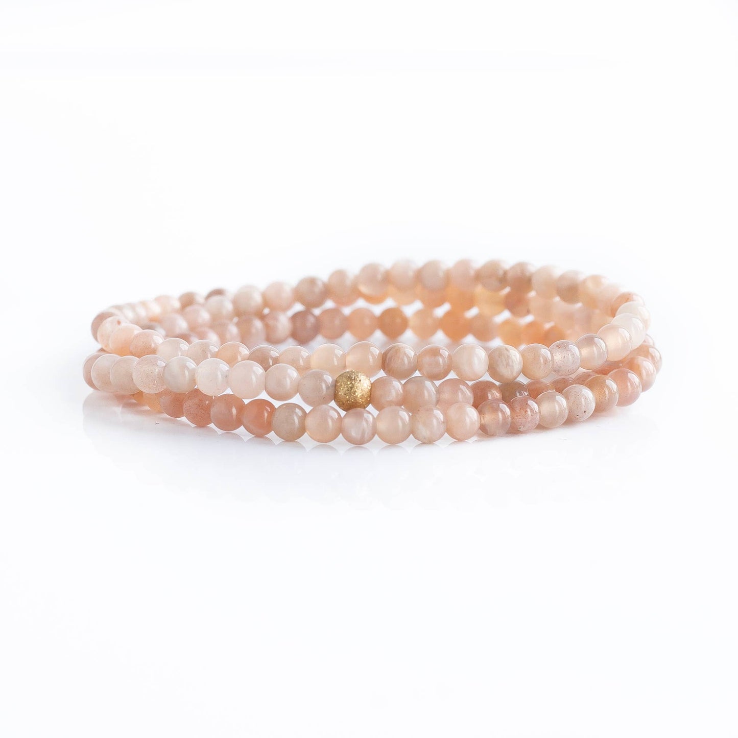 PACK-Gemstone Bracelets-4mm Wrap (24 Bracelets): Sunstone