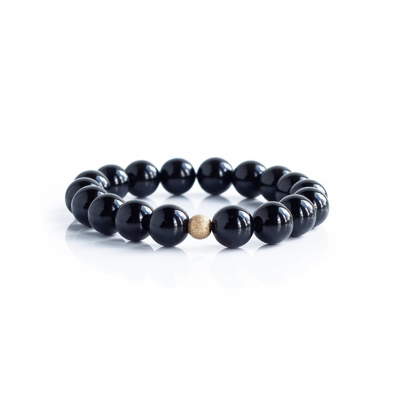 Black Agate Gemstone Stack