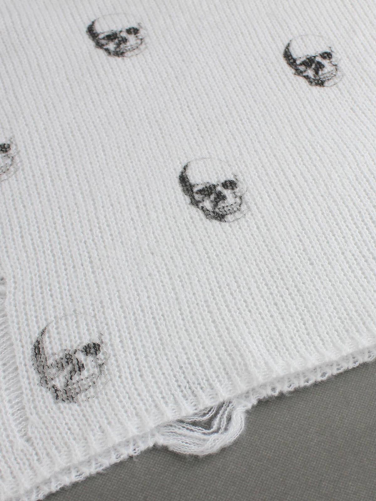 Skull Print Sweater