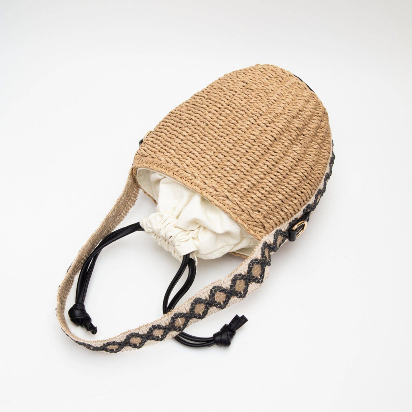 Shaina Rattan Bucket Bag