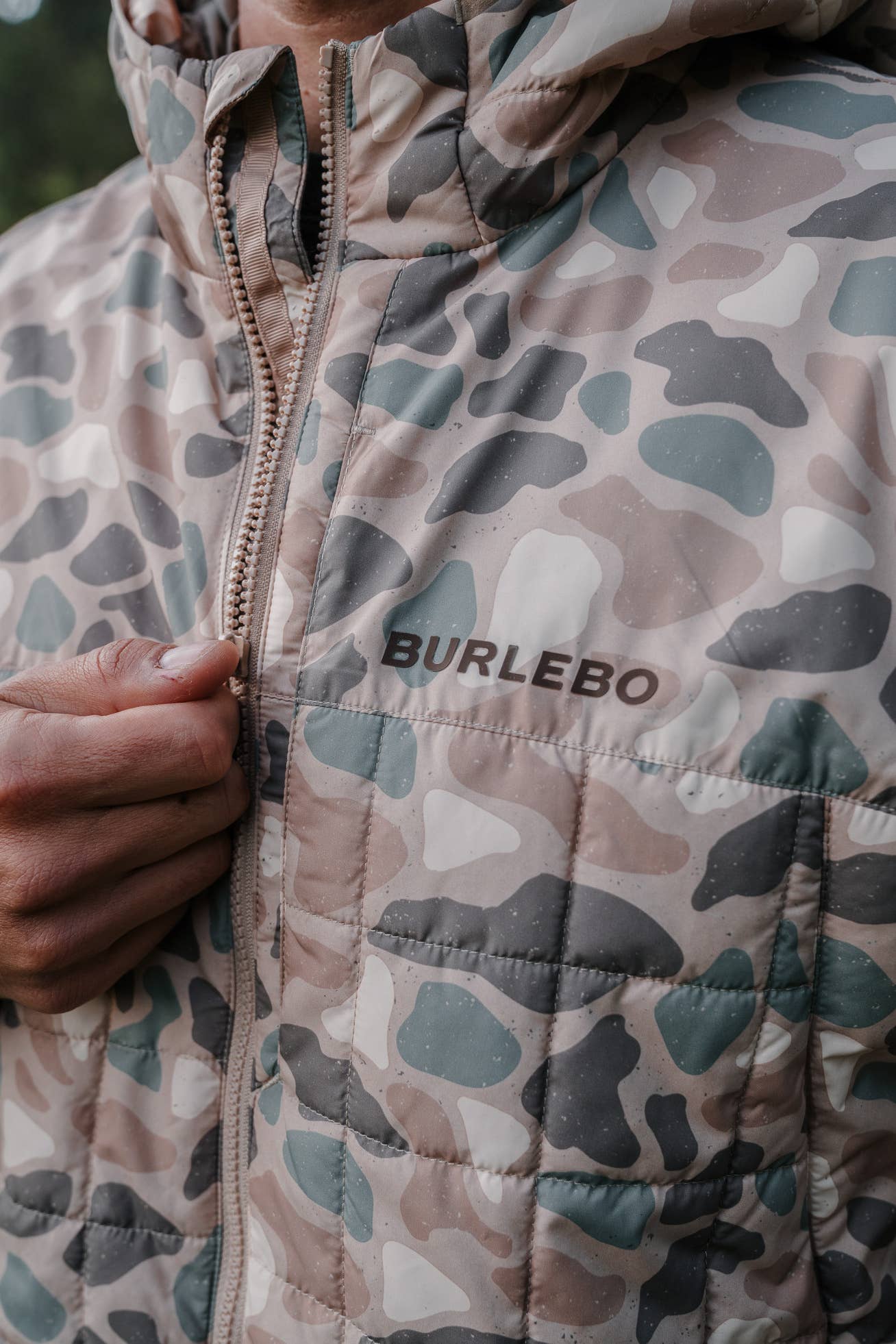 Puffer Jacket - Pintail Camo