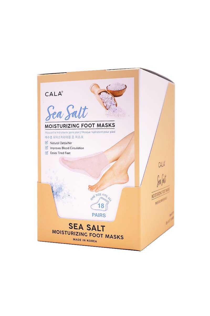 Sea Salt 3 Pairs Moisturizing Foot Mask Set
