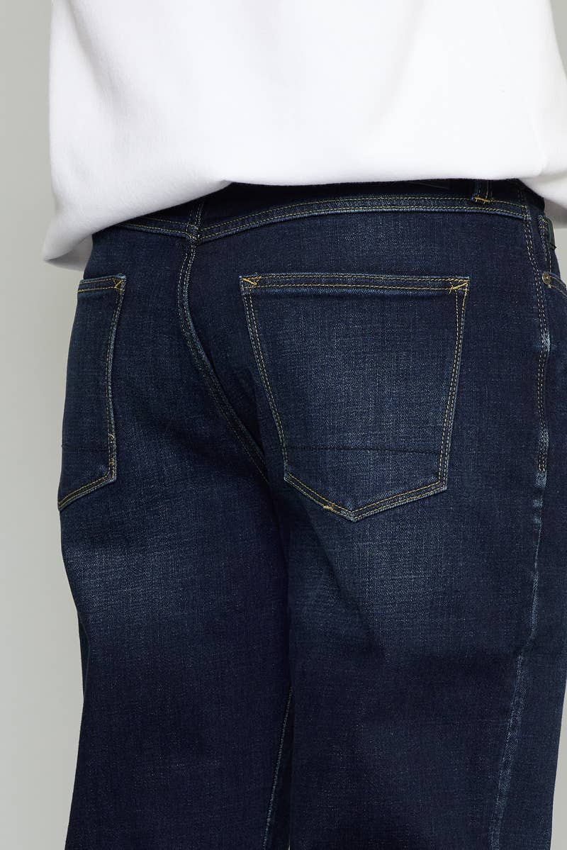 Mens Denim Jeans Dark Wash