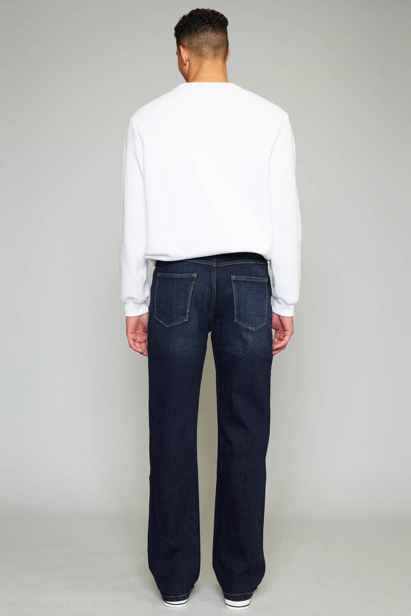 Mens Denim Jeans Dark Wash