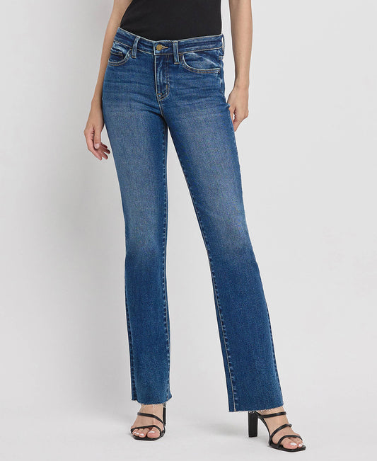 MID RISE SLIM BOOTCUT JEANS