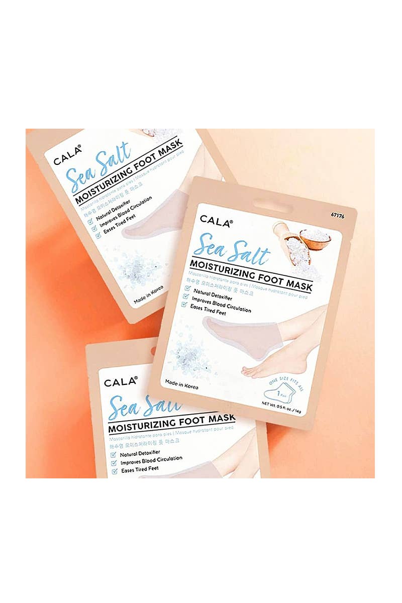 Sea Salt 3 Pairs Moisturizing Foot Mask Set