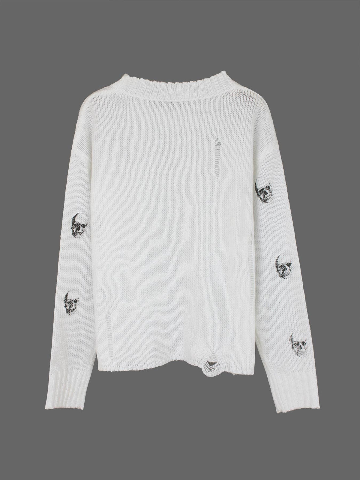 Skull Print Sweater