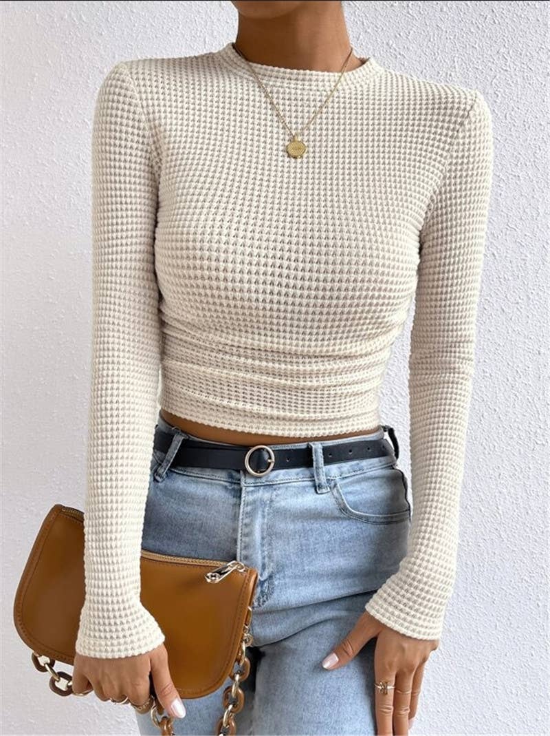 Waffle long sleeve t-shirt