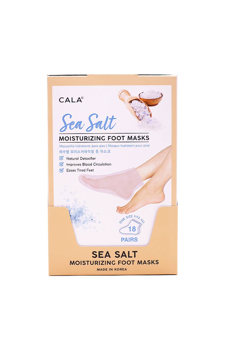 Sea Salt 3 Pairs Moisturizing Foot Mask Set