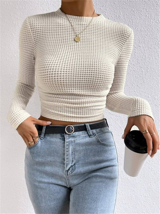 Waffle long sleeve t-shirt