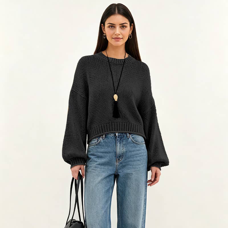 Crewneck Pullover Sweater