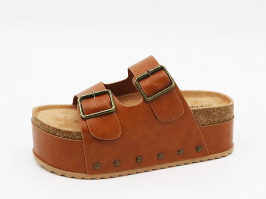 Thick Bottom Clog Sole Buckle Beach Sandal