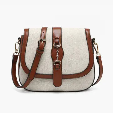 Vanna Woven Contrast Crossbody