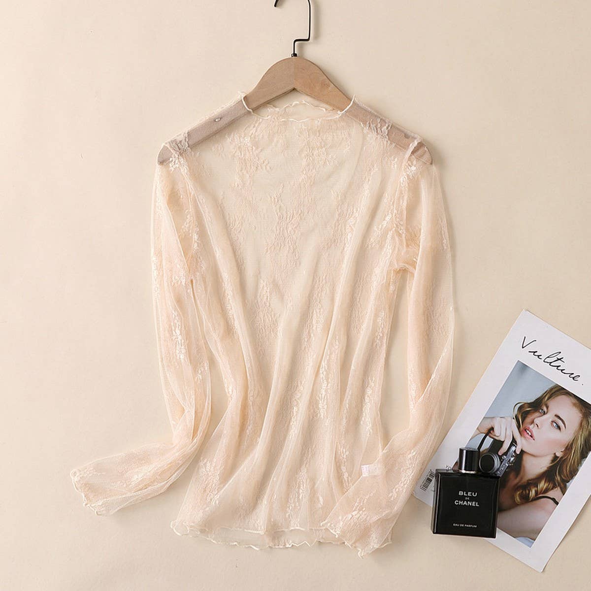 Sexy Mesh Blouse