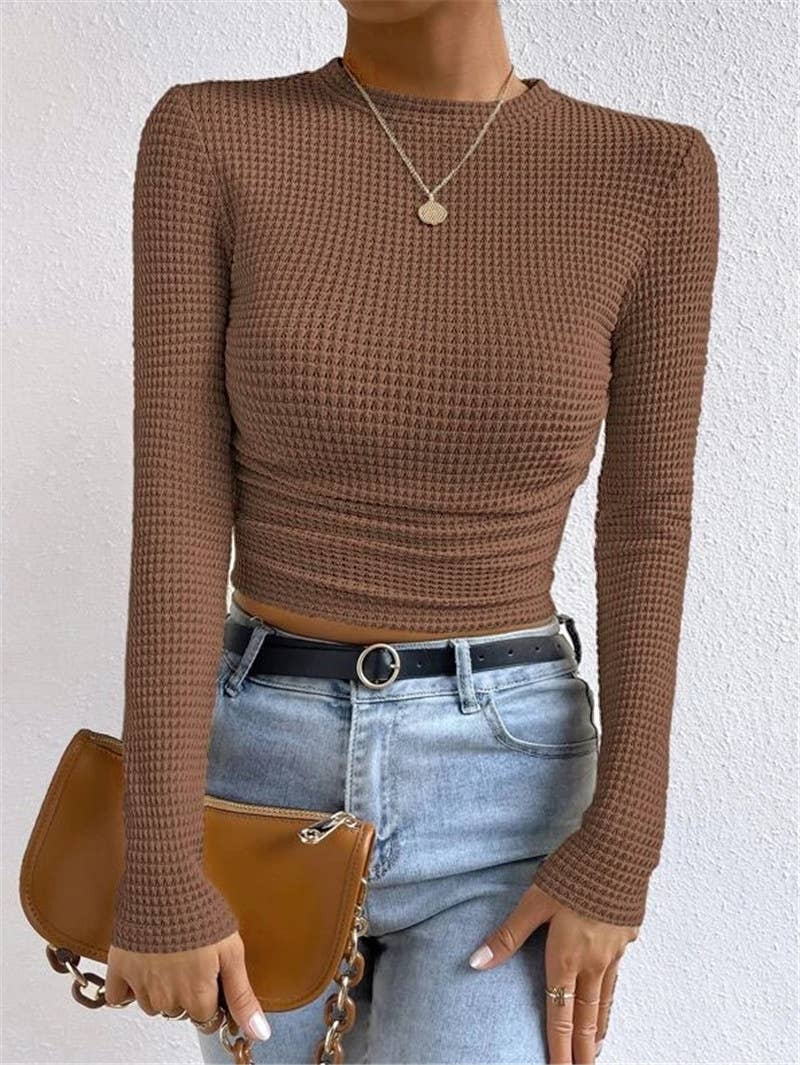 Waffle long sleeve t-shirt