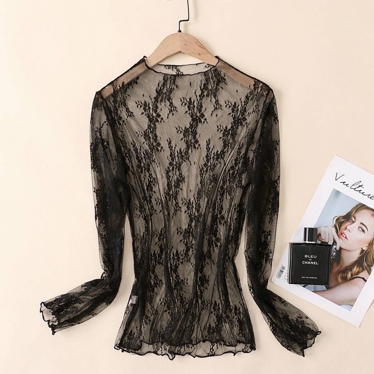 Sexy Mesh Blouse
