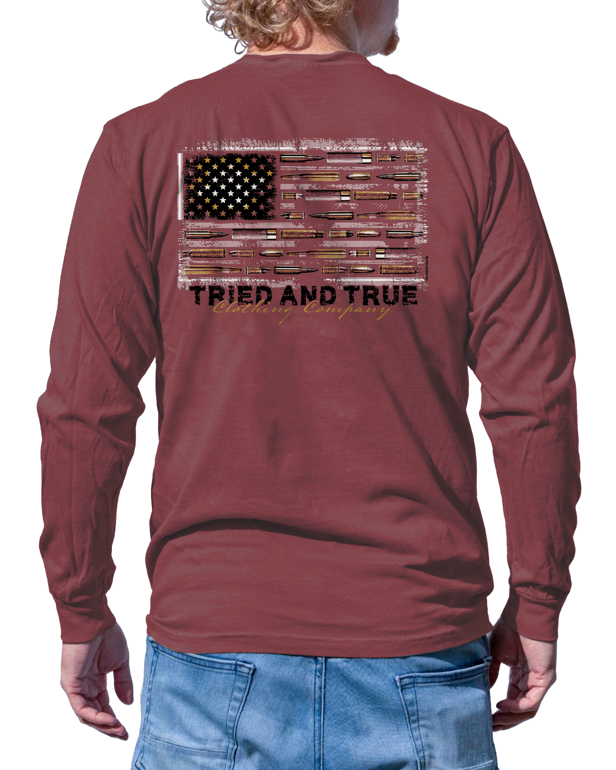 Bullet Flag Long Sleeve T-Shirt