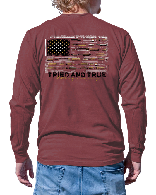 Bullet Flag Long Sleeve T-Shirt