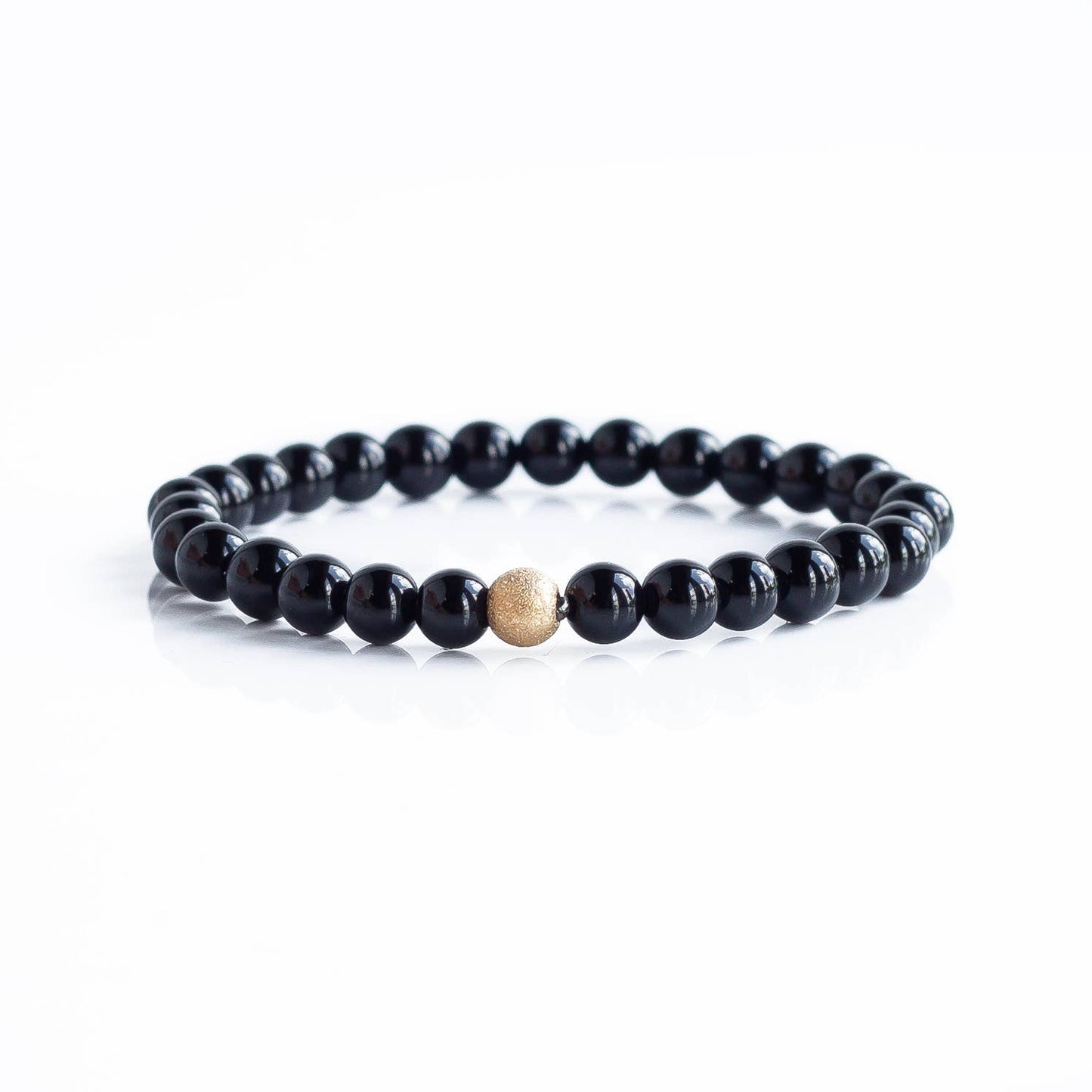 Black Agate Gemstone Stack